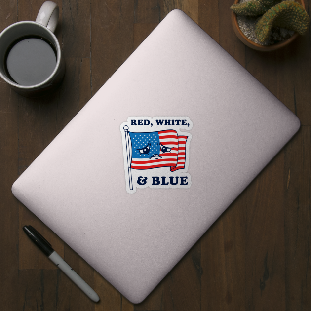 Red White And Blue by dumbshirts